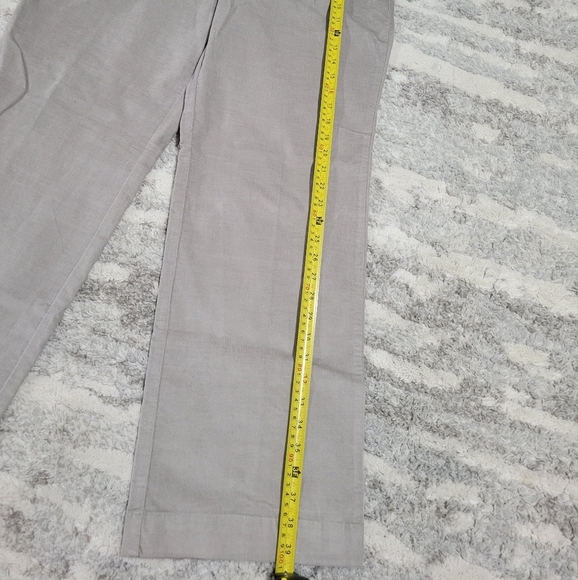Talbots Petite Strech 14 Gray Corduroy Pants - Picture 11 of 16